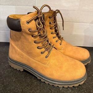 Ecko Unlimited Tan Hiking Work Boots Wheat Size 8 EEUC